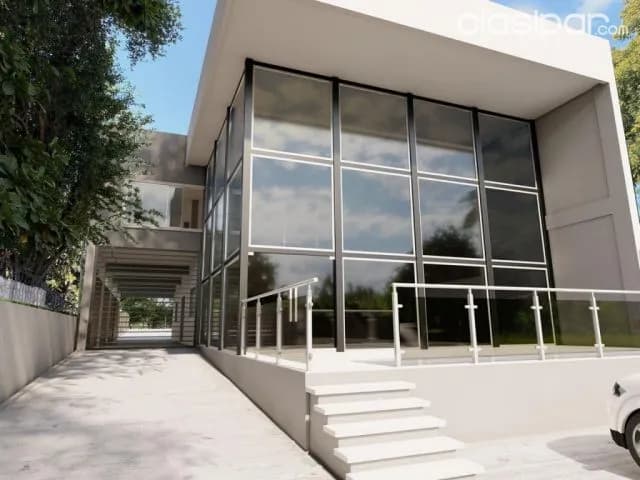 San Lorenzo centro: Magnifico salon + oficinas + parking, equipado full, 25.000.000 gs, foto 2