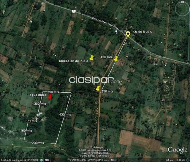 Yaguaron – paraguari: 10,7 has, maravillosa casa quinta equipada, ideal p/ turismo, relax
