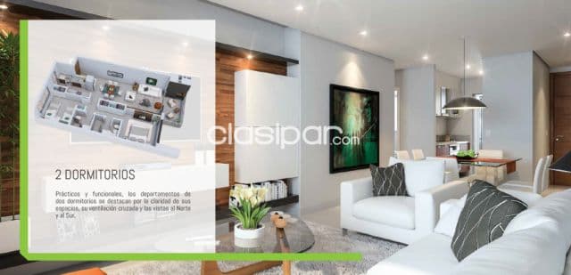 Departamento de 2 dormitorios en Edificio Live Boggiani — foto 1