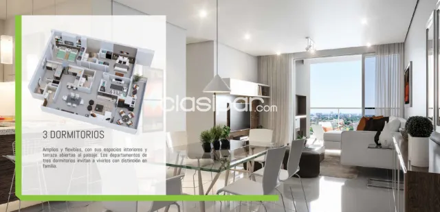 Departamento de 3 dormitorios en Edificio Live Boggiani, foto 2