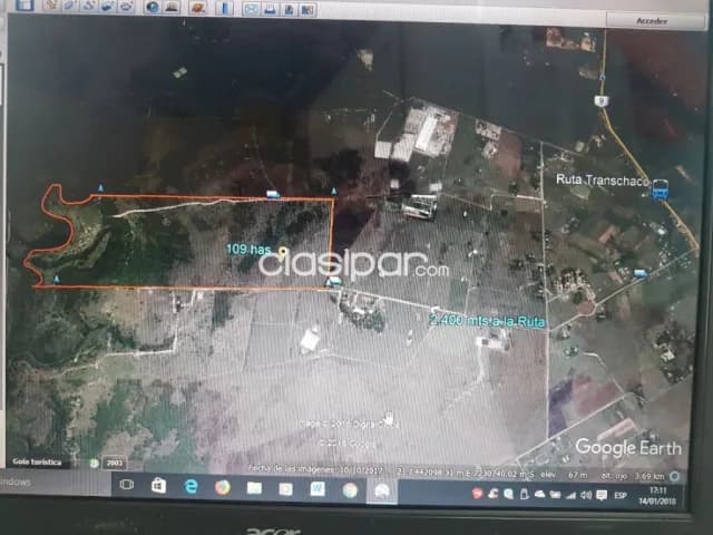 Benjamín aceval / acepar / chaco: 109 hectáreas s/ el rio confuso, campo natural — foto 3