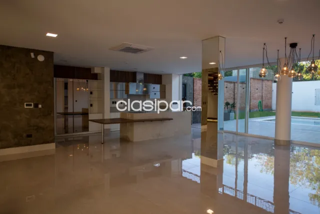 Luque: Elegante residencia en condominio, 675m2, 3 suites, jardín, piscina, 2.800 usd, foto 4