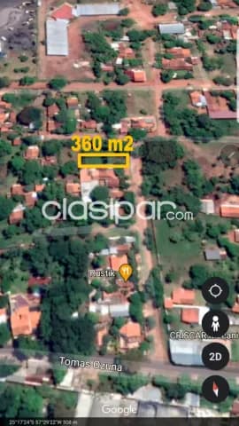 Un lindo terreno de 360 m2 en el barrio campo via, a cuadras de la municipalidad de Luque, foto 5