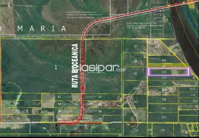 Carmelo peralta – s/ rio paraguay: Ubicación portuaria – 15 hectareas a 10.000 usd /ha — foto 3