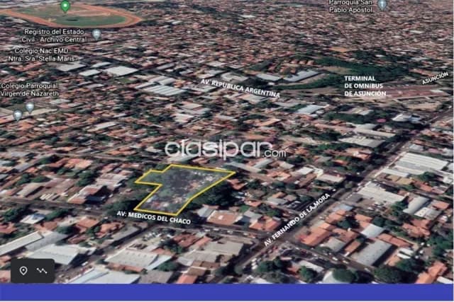 Gran terreno sobre medicos del chaco b° nazareth 2,660,500 usd, foto 2
