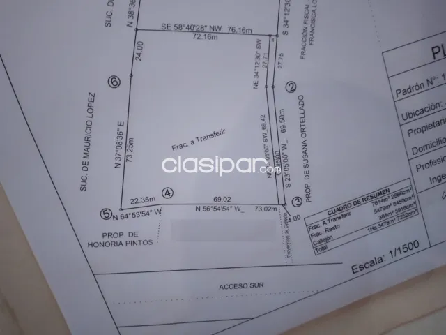Acceso sur – 3 bocas: 7.600m2 en altura, ideal p/ desarrollos inmobiliarios, 220.000 usd, foto 2