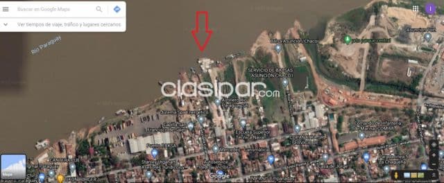 Puerto en el Centro de Asunción