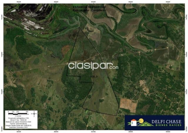 ¡En Venta! Propiedad de 154 Hectáreas con un Cerro en el medio en Emboscada. (ID1083) — foto principal