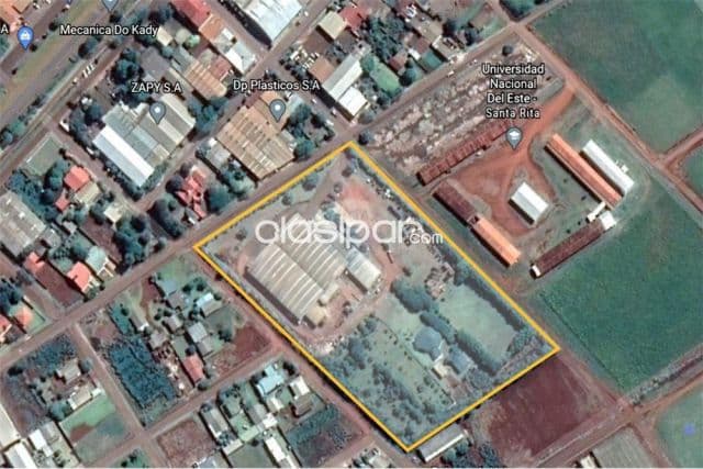 planta industrial en Santa Rita, Alto Paraná: superficie de terreno 25000 m2