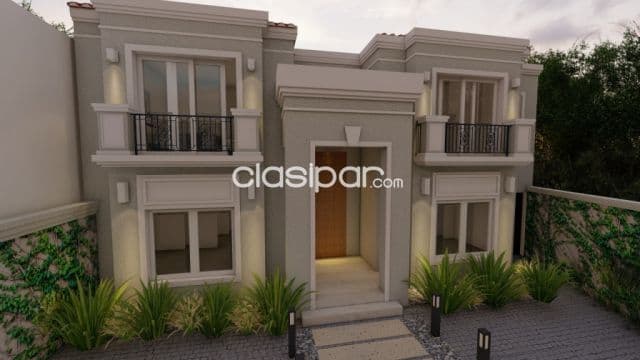 Ycua sati en pozo: Elegante residencia, 4 suites, jardín, piscina – 550.000 usd — foto 1