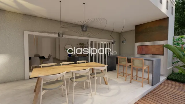 Ycua sati en pozo: Elegante residencia, 4 suites, jardín, piscina – 550.000 usd — foto 5