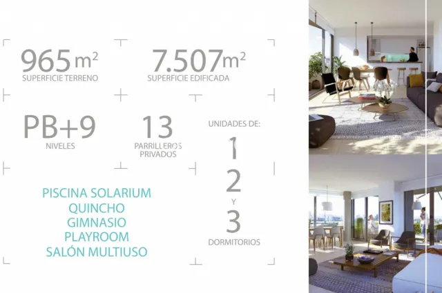 Departamento de 2 dormitorios en Edificio Mangoré, Bo. Las Mercedes - Asuncion — foto 3