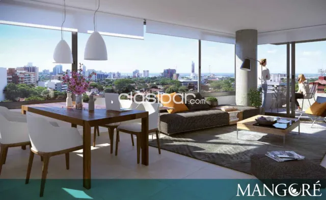 Departamento de 2 dormitorios en Edificio Mangoré, Bo. Las Mercedes - Asuncion — foto 2