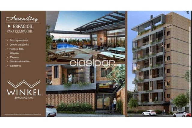 departamentos en el edificio Winkel: 2 habitaciones y 2 baños — foto 1