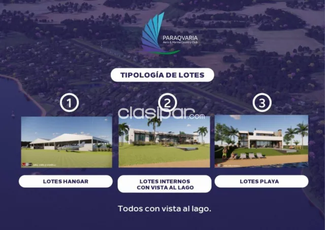 Lotes paraqvaria aero y marina country club — foto 3