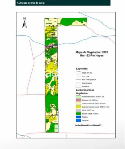 Pdte. Hayes – montelindo: Inmejorable establecimiento en venta – 4.350 has a 700 usd/ha, foto 3