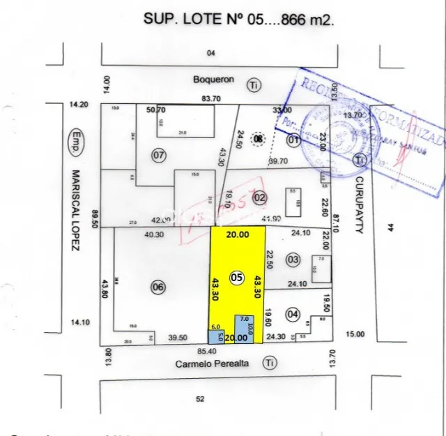 Oferta!! Terreno en el centro de horqueta, pegado al bnf. Unica ubicacion 866m2, con casa, foto 2