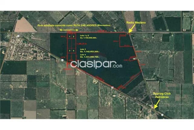 Boquerón Filadelfia Terreno Industrial 10 has sobre empalme bioceanica 1,150,000,000 ₲Ot — foto 3