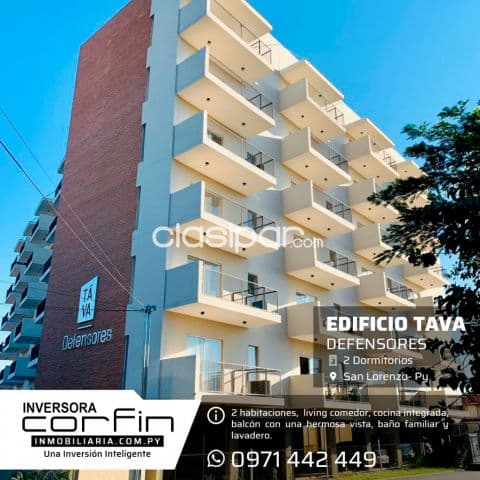 Edificio tava defensores! Area residencial en San Lorenzo