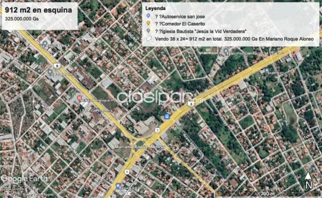 Vendemos Terreno en esquina en Mariano Roque Alonso, foto 4