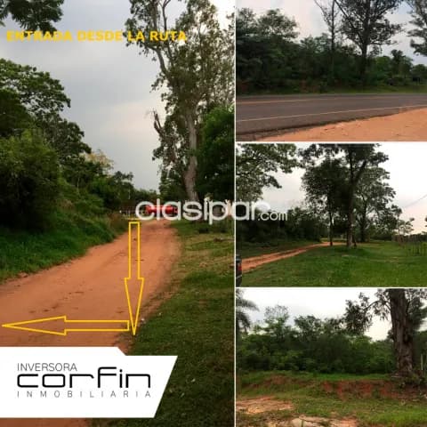 Atyra 1.795 m2., 24 mts., sobre ruta asfaltada,terrreno arbolado ¡verlo es comprarlo! — foto 4