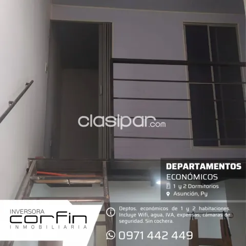 DEPTOS. ECONÓMICOS EN Asunción 1 Y 2 DMTS. zona Club Alemán sobre Av.Gral Santos — foto 5