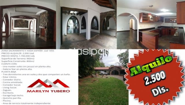 O vendo residencia amoblada en villamorra cod: Cl 805