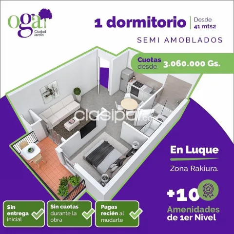En venta Oga Ciudad Jardín, foto 3