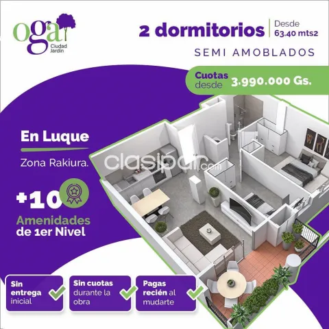 En venta Oga Ciudad Jardín, foto 4