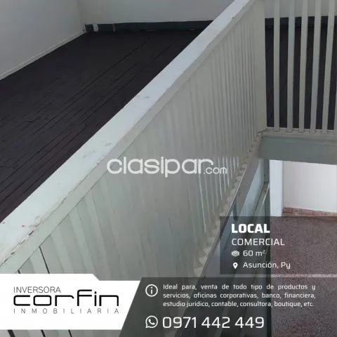 Espectacular local comercial céntrico 70 m2. C/ altillo y amplias vidrieras — foto 3