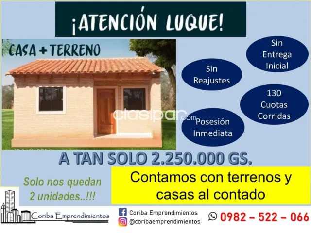 Gran oferta de lotes recuperados en Luque!!! — foto 2