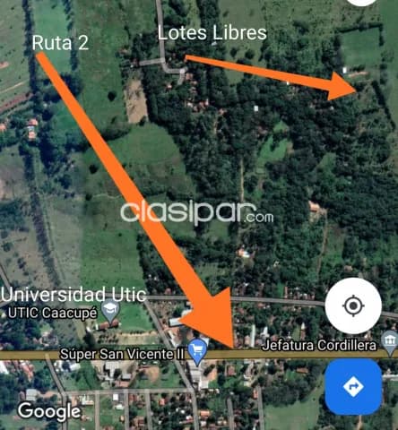 Unica Oferta!! LOTE en CAACUPÉ DETRAS UTIC, RUTA 2,para vivir, casaquinta,invertir 480m2, foto 4