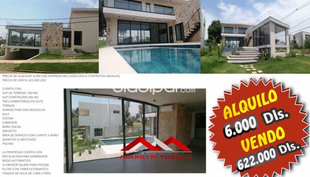 O vendo residencia en altos barrio cerrado aqua village cod cl: 815 — foto principal