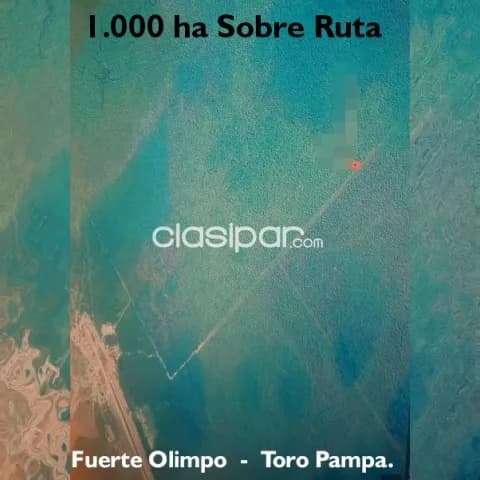 1.000 hectáreas. Sobre Ruta. A 70 kilómetros de la Ruta Bioceánica. Vendo O Financió — foto 2
