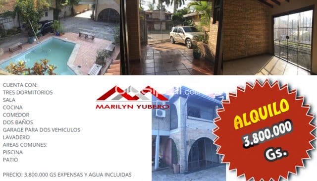 Duplex en asuncion zona peron cod: Cl 822