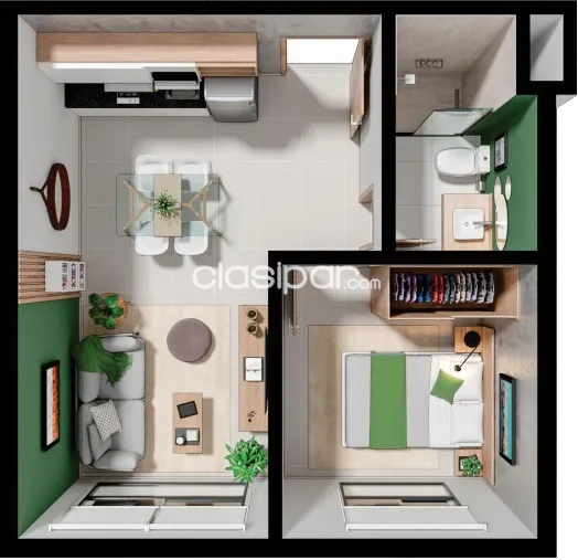 Departamento de 1 dormitorio a la venta en zona CIT - LAP4330660, foto 2