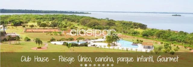 Lote de 1220m2 en santa elena country & marina club de hernandarias
