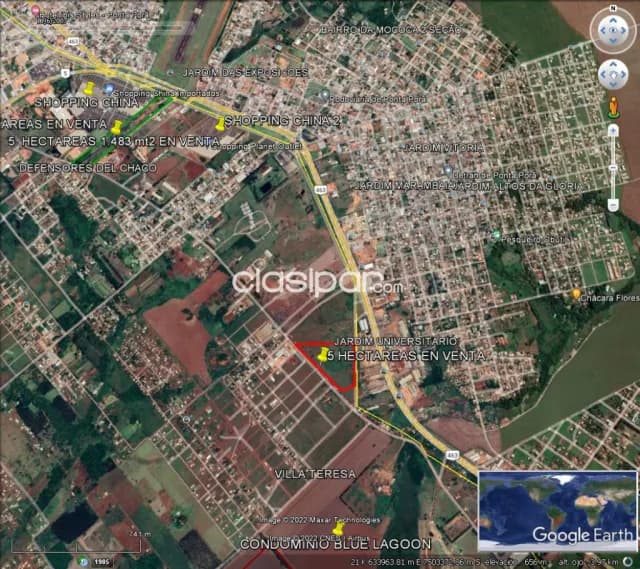 Pedro juan caballero: Importante 5 hectáreas en venta!!! Linea fronteriza, foto 5