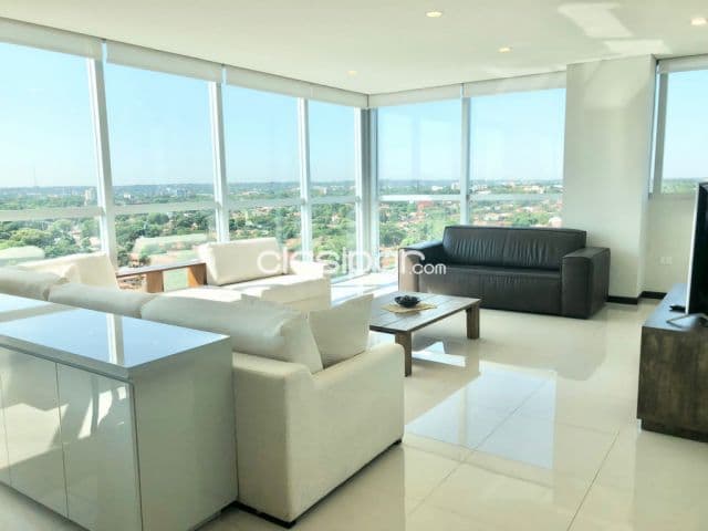 Departamento amoblado en Asunción barrio Villa Morra cod 4554