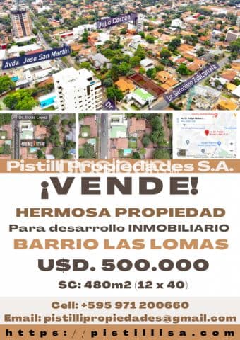 Amplia propiedad para inversión barrio Las Lomas