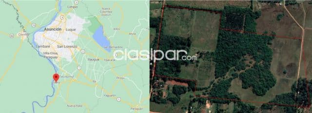 Villeta – nueva italia: 25 has ideales p/ diversos emprendimientos, 650.000 usd