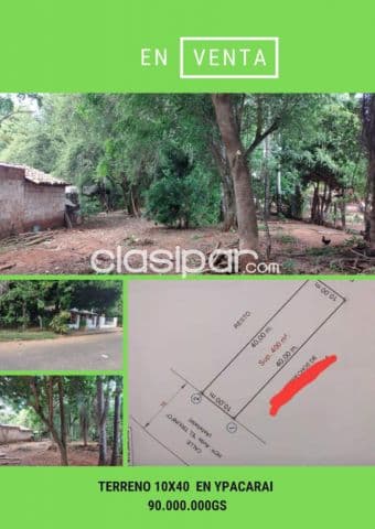 terreno en Ypacarai