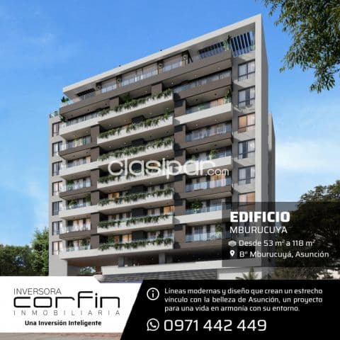 Edificio residencial mburukuya, en pozo barrio mburukuya a 100 mts. Avda santísima trinida — foto 1