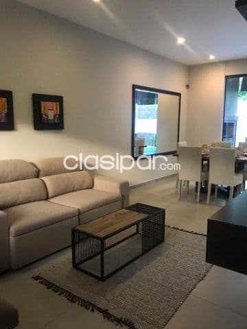 Prox. La galeria, ykua sati: Elegante duplex, muy confortable, 3 dormit, jardín, piscina