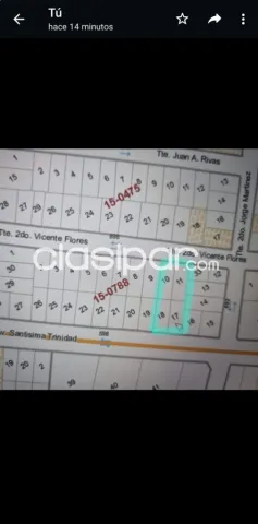 4 lotes juntos en venta zona Santisima Trinidad — foto 3