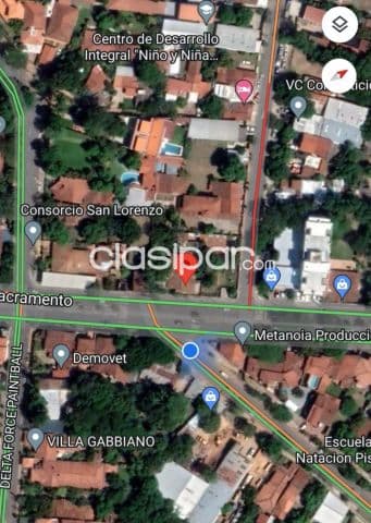 Terreno en venta sobre Av Sacramento zona Iglesia Santisima Trinidad