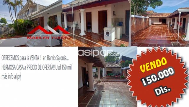 Hermosa casa en Barrio Sajonia OFERTAA! COD: CL 844