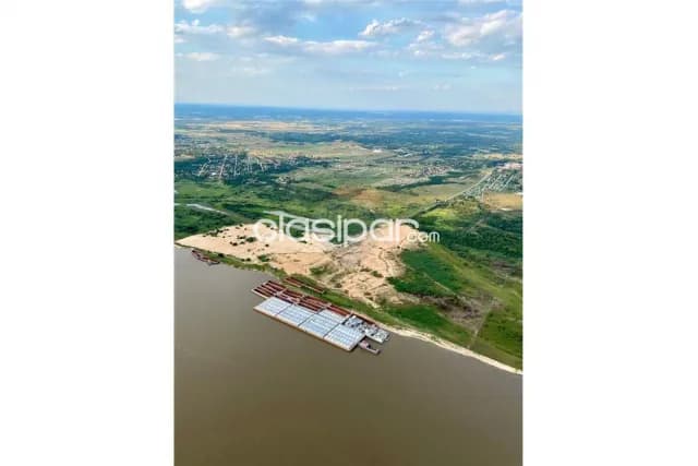 90 hectáreas sobre el Río Paraguay, ciudad de Villeta, especial para puerto, foto 2