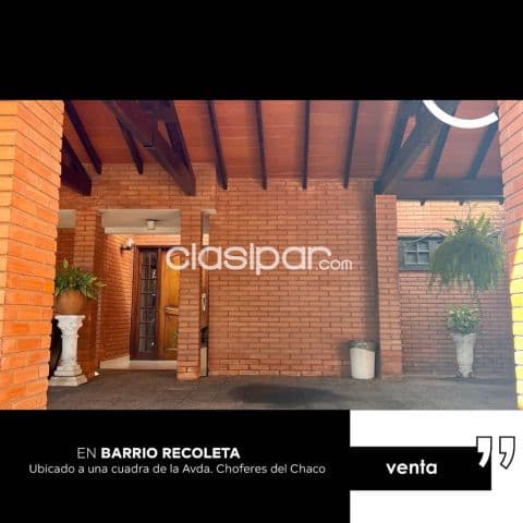 Bº Recoleta: 234 m2, residencia en venta, 3 dormit, jardín, garajes, 220.000 usd — foto 1