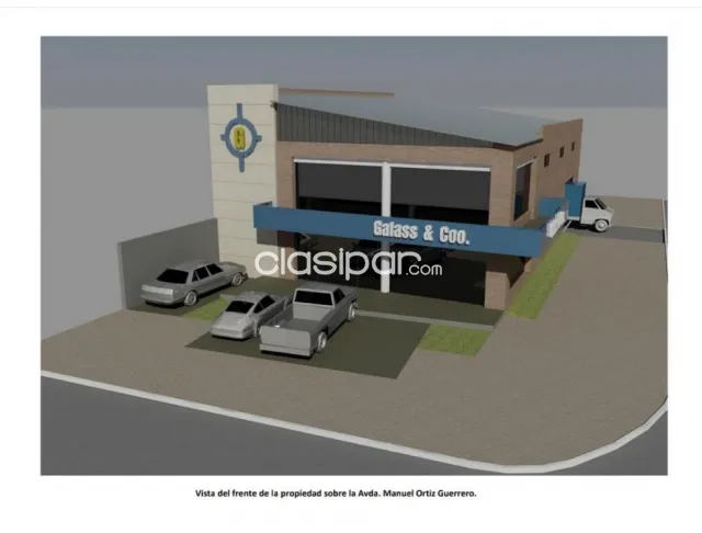San Lorenzo: Ideal p/ showroom, empresas, etc. 322m2 + oficina + 5 garajes, 15.000.000 gs, foto 2